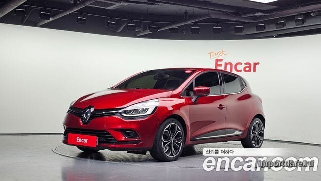 RENAULT KOREA CLIO 2018 — 61 273 км, красный, Корея — под ключ — фото 1