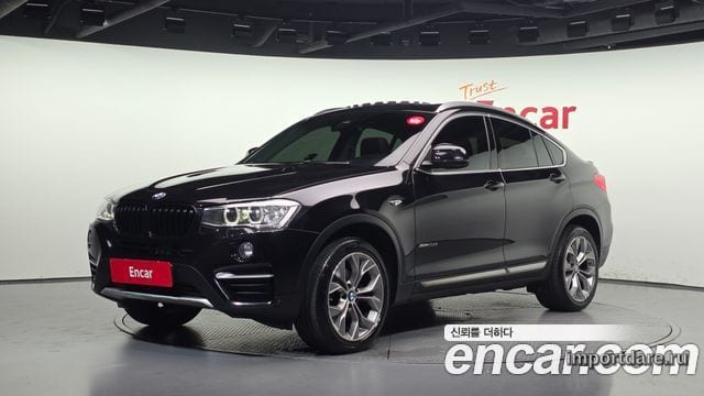 BMW X4 2017 — 118 658 км, чёрный, Корея — под ключ — фото 1