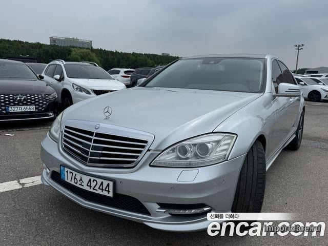 MERCEDES-BENZ S-CLASS W221 2011 — 289 603 км, серебристый, Корея — под ключ — фото 1