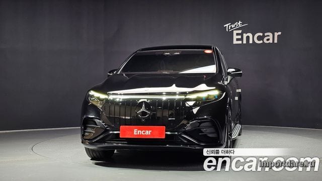 MERCEDES-BENZ EQS SUV X296 2023 — 92 273 км, чёрный, Корея — под ключ — фото 3
