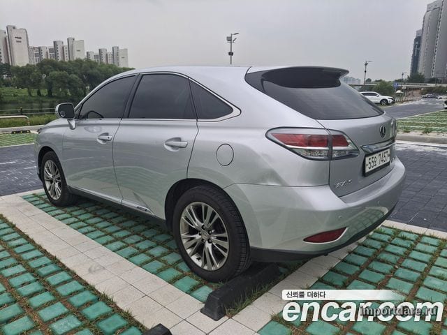 LEXUS RX450H 2013 — 258 700 км, серебристый, Корея — под ключ — фото 2