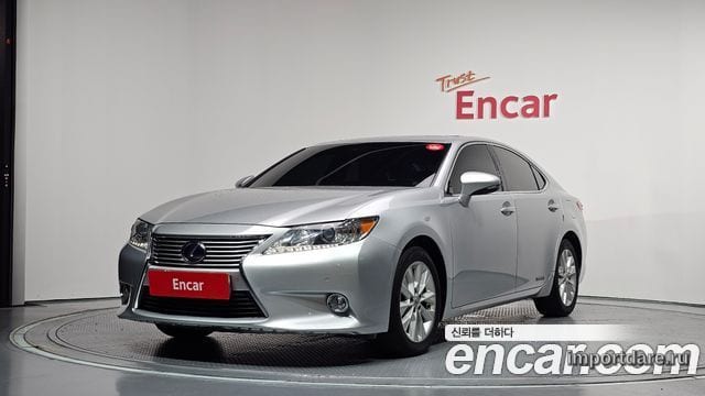 LEXUS ES300H 2013 — 164 137 км, серебристо-серый, Корея — под ключ — фото 1