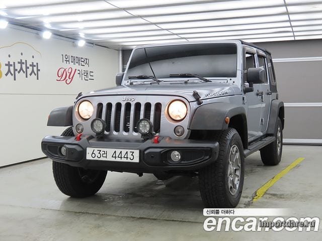 JEEP WRANGLER 2015 — 69 847 км, серебристый, Корея — под ключ — фото 1