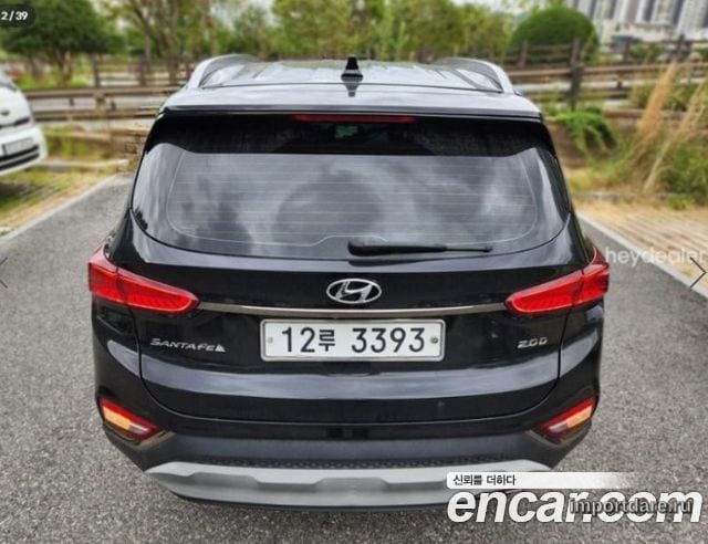 HYUNDAI SANTA FE 2019 — 156 167 км, чёрный, Корея — под ключ — фото 4