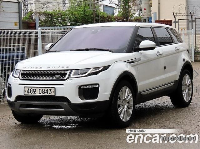 LAND ROVER RANGE ROVER EVOQUE 2016 — 89 842 км, Корея — под ключ — фото 2