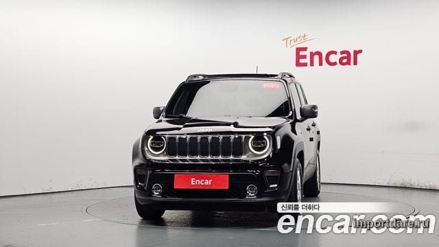 JEEP RENEGADE 2020 — 107 313 км, чёрный, Корея — под ключ — фото 3