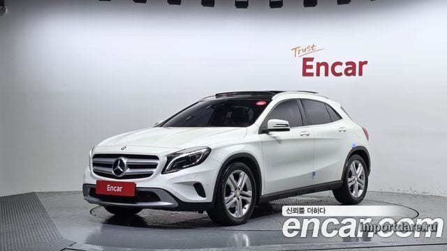 MERCEDES-BENZ GLA-CLASS X156 2017 — 107 433 км, белый, Корея — под ключ — фото 1