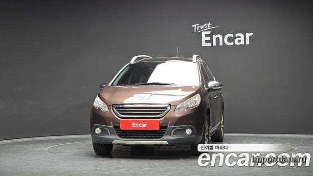 PEUGEOT 2008 2016 — 191 600 км, коричневый, Корея — под ключ — фото 3