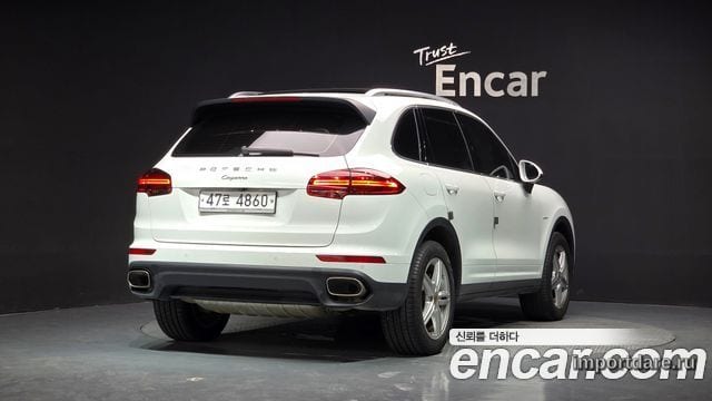 PORSCHE CAYENNE 2015 — 110 291 км, белый, Корея — под ключ — фото 2