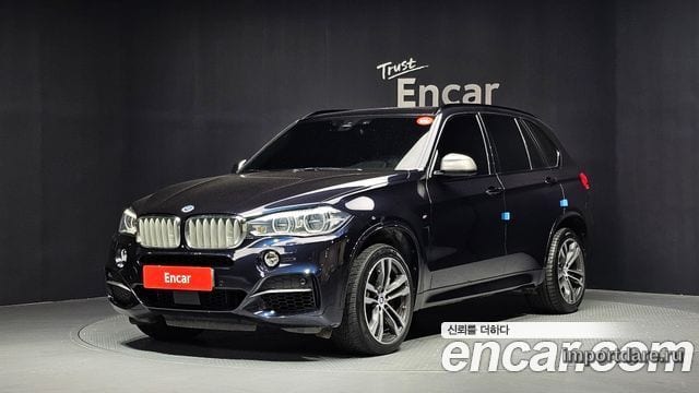 BMW X5 2016 — 123 706 км, чёрный, Корея — под ключ — фото 1