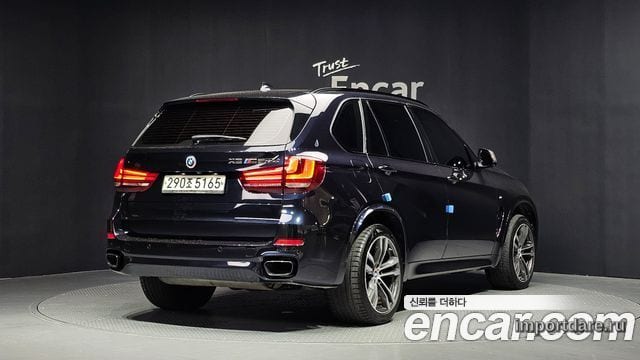 BMW X5 2016 — 123 706 км, чёрный, Корея — под ключ — фото 2