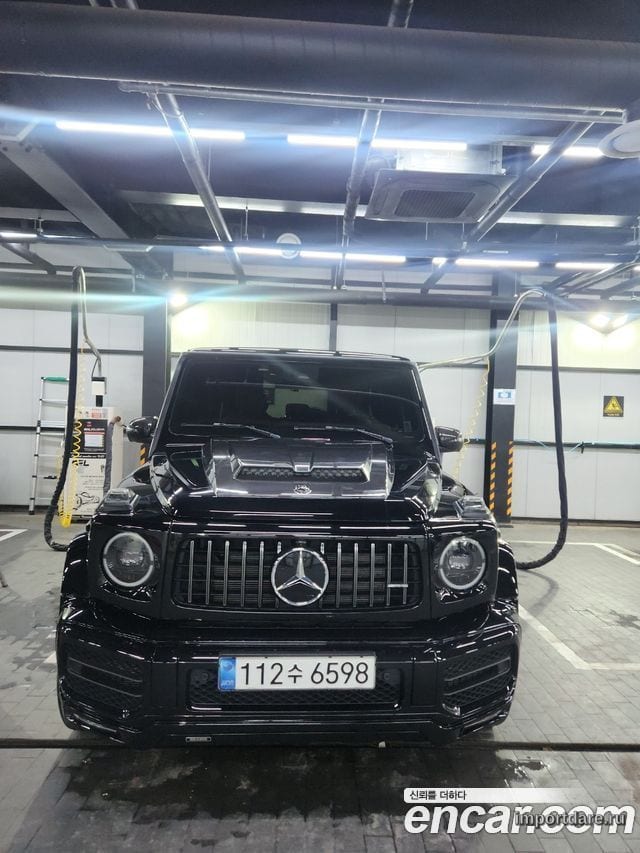 MERCEDES-BENZ G-CLASS W463B 2021 — 27 700 км, чёрный, Корея — под ключ — фото 2