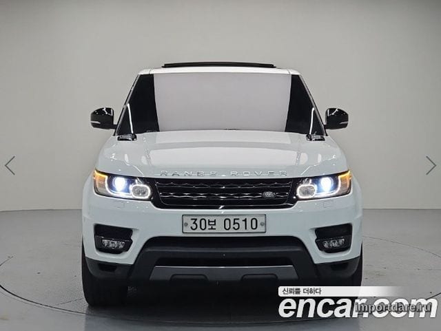 LAND ROVER RANGE ROVER SPORT 2016 — 183 713 км, белый, Корея — под ключ — фото 2
