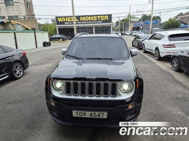 JEEP RENEGADE 2017 — 80 683 км, чёрный, Корея — под ключ — фото 1