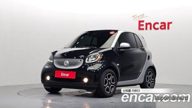 SMART FORTWO COUPE 2016 — 89 383 км, чёрный, Корея — под ключ — фото 1