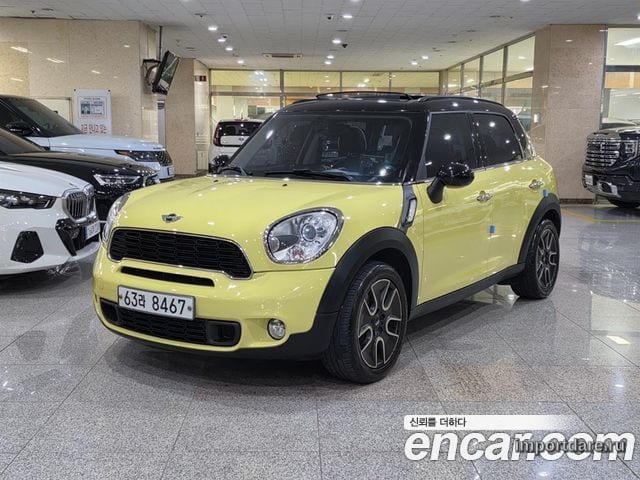 MINI COOPER S COUNTRYMAN 2012 — 149 742 км, жёлтый, Корея — под ключ — фото 1