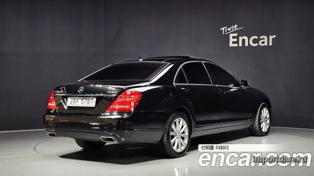 MERCEDES-BENZ S-CLASS W221 2010 — 158 058 км, чёрный, Корея — под ключ — фото 2