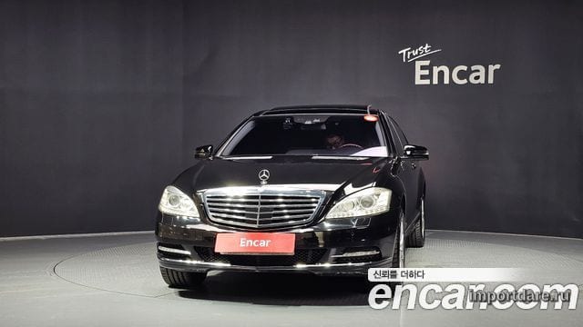 MERCEDES-BENZ S-CLASS W221 2010 — 158 058 км, чёрный, Корея — под ключ — фото 3