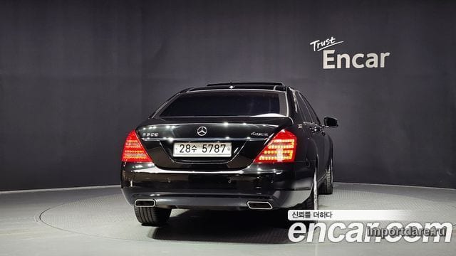 MERCEDES-BENZ S-CLASS W221 2010 — 158 058 км, чёрный, Корея — под ключ — фото 4