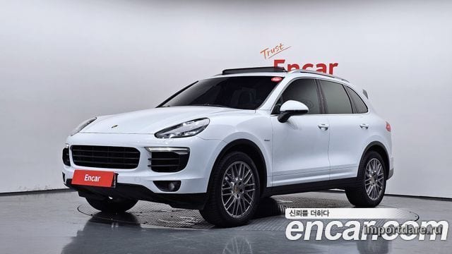 PORSCHE CAYENNE 2015 — 210 899 км, белый, Корея — под ключ — фото 1