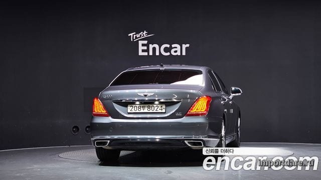 GENESIS EQ900 2016 — 238 356 км, серебристо-серый, Корея — под ключ — фото 4