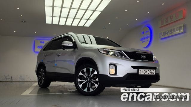 KIA SORENTO R 2014 — 177 237 км, серебристый, Корея — под ключ — фото 1