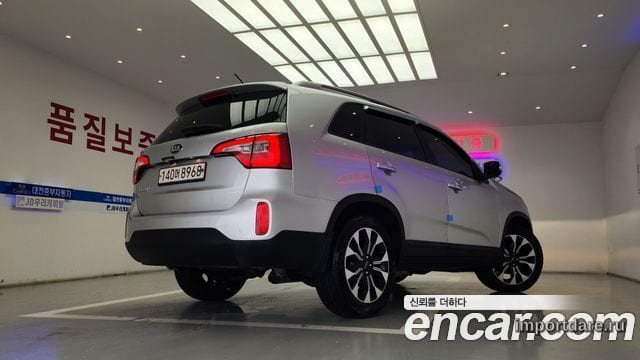 KIA SORENTO R 2014 — 177 237 км, серебристый, Корея — под ключ — фото 4