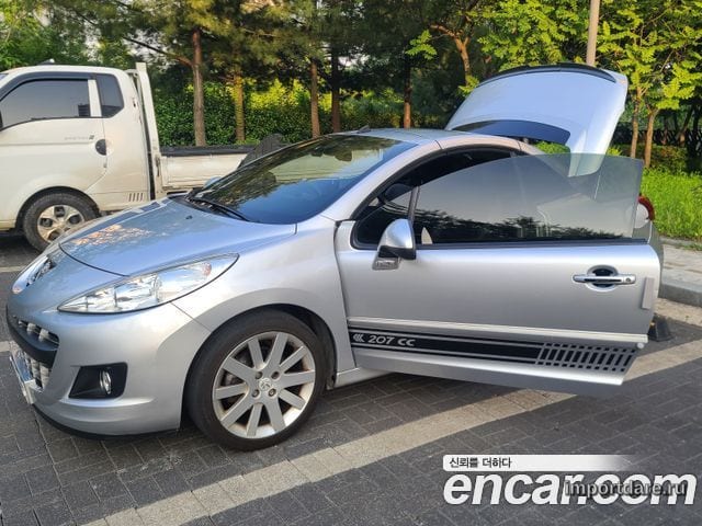 PEUGEOT 207CC 2012 — 132 000 км, серебристый, Корея — под ключ — фото 5