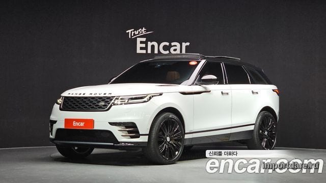 LAND ROVER RANGE ROVER VELAR 2018 — 143 636 км, белый, Корея — под ключ — фото 1