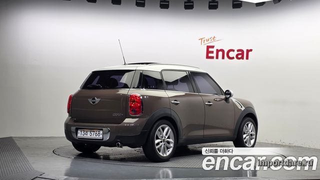 MINI COOPER D COUNTRYMAN 2013 — 129 044 км, коричневый, Корея — под ключ — фото 2