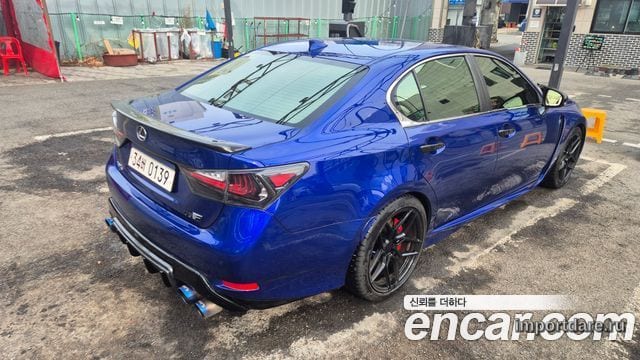 LEXUS GS F 2017 — 32 450 км, синий, Корея — под ключ — фото 2