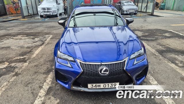 LEXUS GS F 2017 — 32 450 км, синий, Корея — под ключ — фото 3