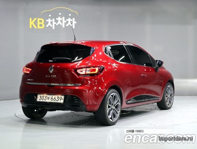RENAULT KOREA CLIO 2019 — 42 000 км, красный, Корея — под ключ — фото 3