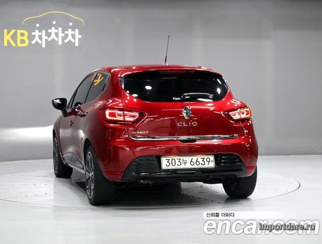 RENAULT KOREA CLIO 2019 — 42 000 км, красный, Корея — под ключ — фото 4
