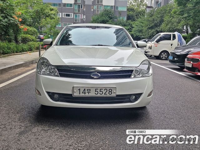 RENAULT KOREA SM5 NEW IMPRESSION 2009 — 76 880 км, белый-перламутр, Корея — под ключ — фото 3