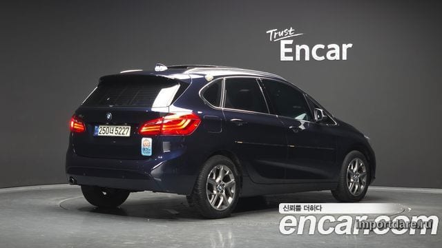 BMW 2 SERIES ACTIVE TOURER 2016 — 95 643 км, синий, Корея — под ключ — фото 2