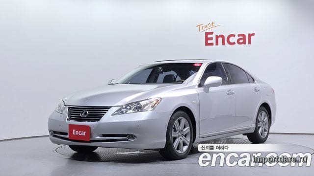 LEXUS ES350 2009 — 37 142 км, серебристо-серый, Корея — под ключ — фото 1