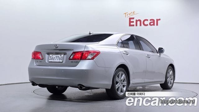 LEXUS ES350 2009 — 37 142 км, серебристо-серый, Корея — под ключ — фото 2
