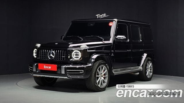 MERCEDES-BENZ G-CLASS W463B 2021 — 96 306 км, чёрный, Корея — под ключ — фото 1
