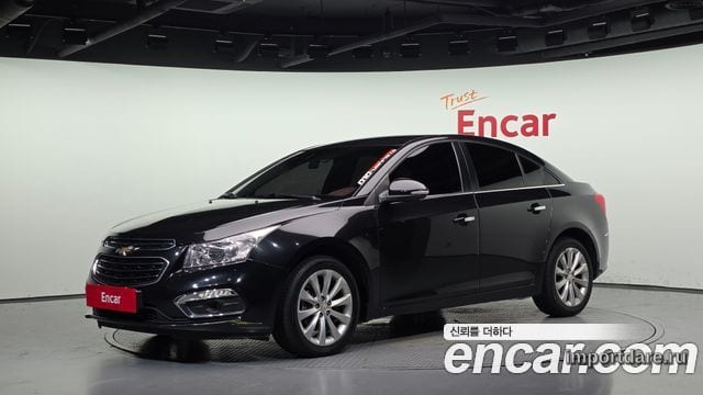 CHEVROLET AMAZING NEW CRUZE 2015 — 125 939 км, чёрный, Корея — под ключ — фото 1