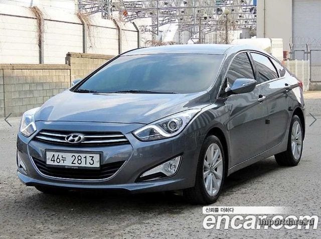 HYUNDAI I40 SALOON 2012 — 95 431 км, серебристо-серый, Корея — под ключ — фото 1
