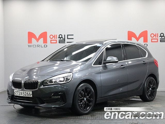 BMW 2 SERIES ACTIVE TOURER 2020 — 60 251 км, серый, Корея — под ключ — фото 1