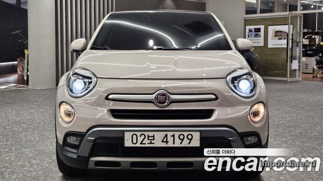 FIAT 500X 2016 — 50 645 км, белый-перламутр, Корея — под ключ — фото 3