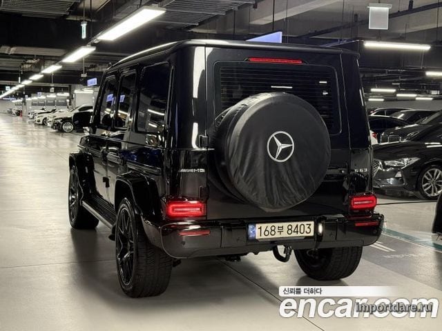 MERCEDES-BENZ G-CLASS W463B 2021 — 70 681 км, чёрный, Корея — под ключ — фото 3