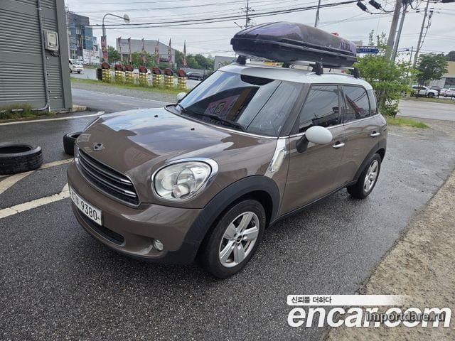 MINI COOPER D COUNTRYMAN 2015 — 100 000 км, коричневый, Корея — под ключ — фото 1