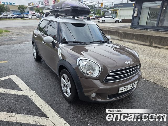 MINI COOPER D COUNTRYMAN 2015 — 100 000 км, коричневый, Корея — под ключ — фото 2