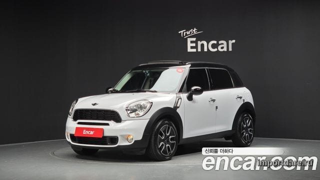 MINI COOPER S COUNTRYMAN 2011 — 145 827 км, белый, Корея — под ключ — фото 1