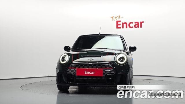 MINI COOPER S CONVERTIBLE 2024 — 20 942 км, тёмно-зелёный, Корея — под ключ — фото 3