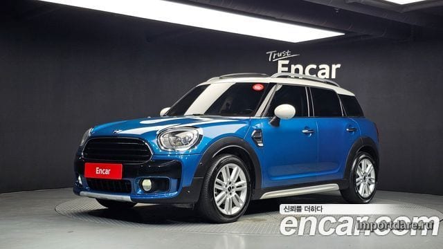 MINI COOPER COUNTRYMAN 2018 — 199 779 км, синий, Корея — под ключ — фото 1