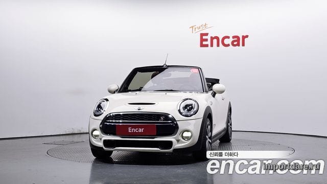 MINI COOPER S CONVERTIBLE 2016 — 114 168 км, белый-перламутр, Корея — под ключ — фото 3